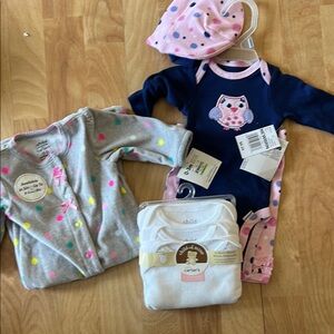 Baby Girl Clothing Set with Owl Design newborn 0/3 month